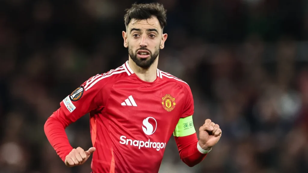 Bruno Fernandes of Manchester United.