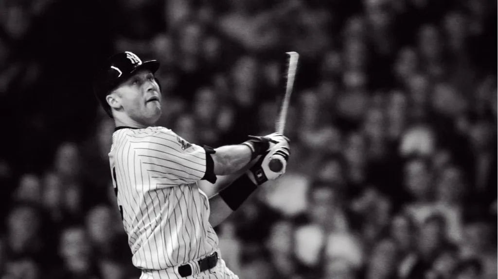 derek jeter shortstop for the new york yankees in game