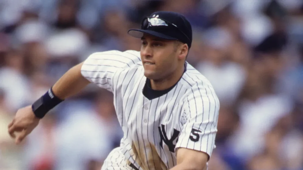 Derek Jeter in action