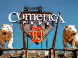 Fifth Third Park will replace Comerica Park beginning in 2027 detroit michigan usa march 20 2018 exterior of comerica