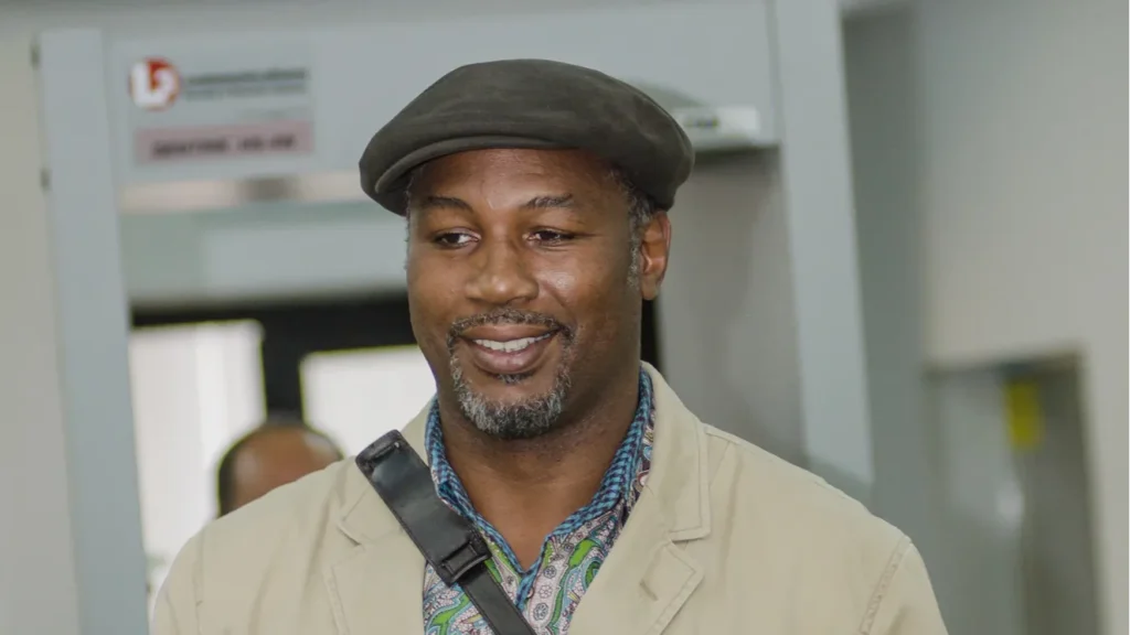 Focus shot of Lennox Lewis