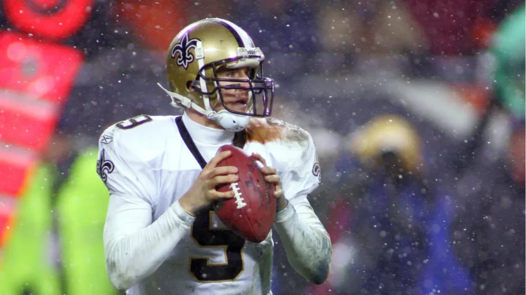 Drew Brees in action