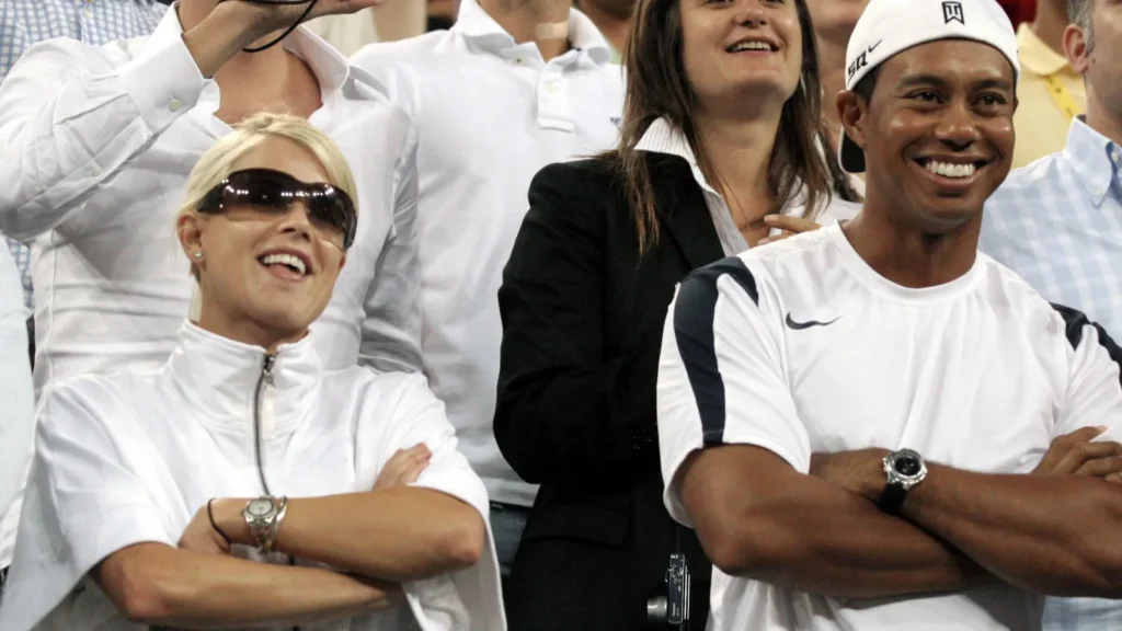 Elin Nordegren and Tiger Woods in attendance for US Open.