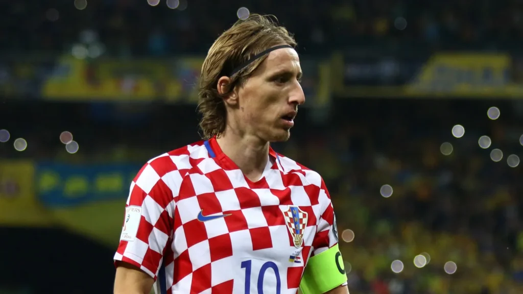 Luka Modric in action