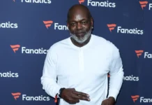 football running back emmitt smith arrives at michael rubins fanatics