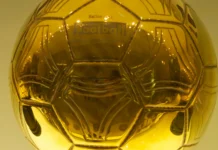 Close up of a Golden Ball