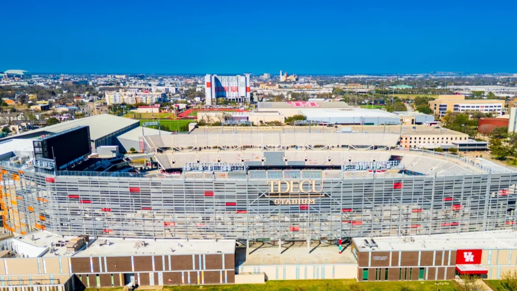 TDECU Stadium aerial view