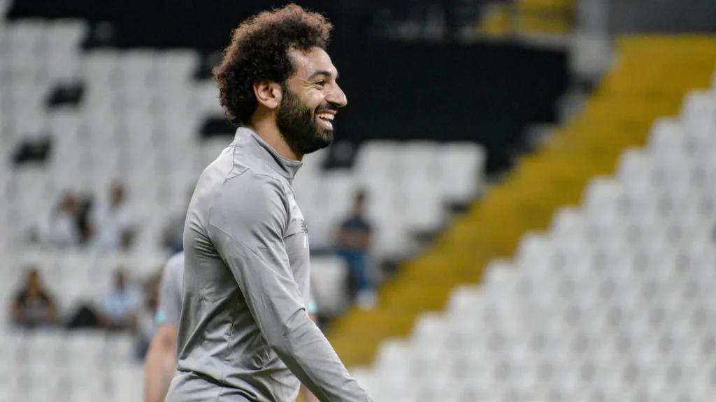 istanbul turkey  august 13 2019 mohamed salah a forward
