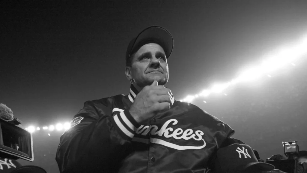 Focus shot of Joe Torre