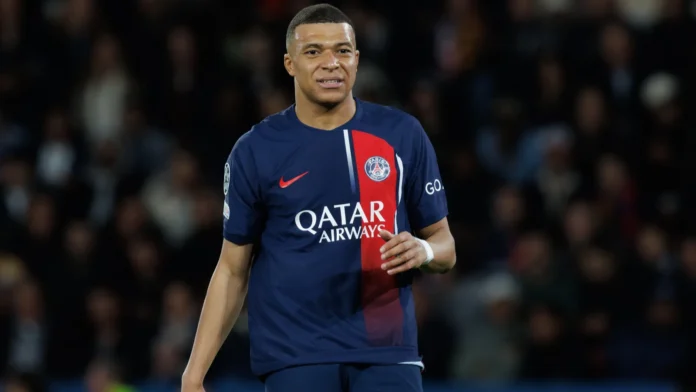 Kylian Mbappe during UEFA Champions League quarterfinal.