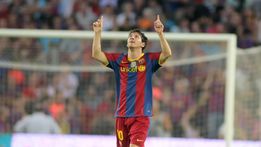 Leo Messi (Lionel Messi) during his FC Barcelona era
