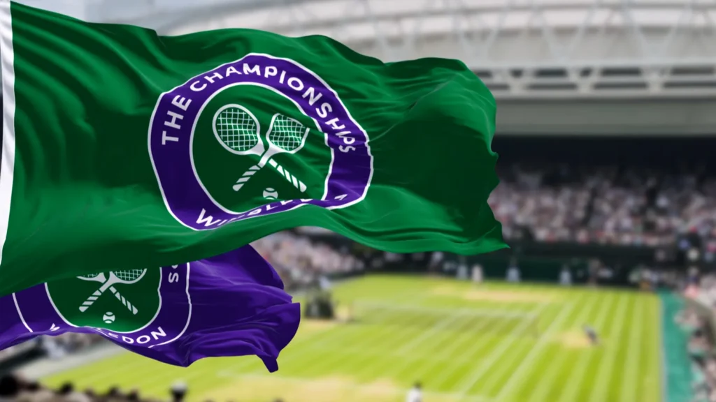 Official flags of Wimbledon, officially known as The Championships
