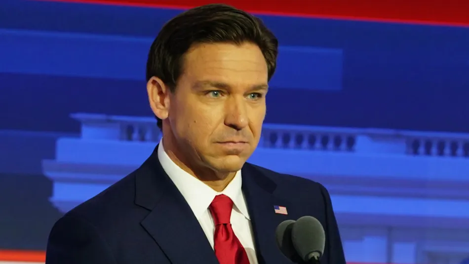 Ron DeSantis speaking at an event