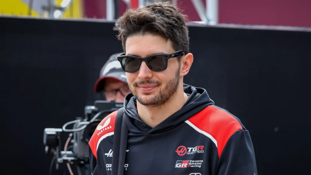 Esteban Ocon at an event.