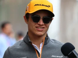 Lando Norris at an event.