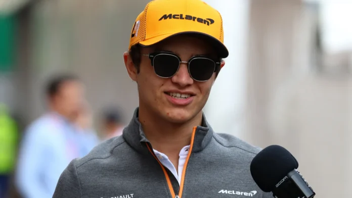 Lando Norris at an event.