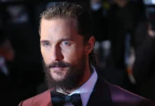 Matthew McConaughey divides US Open fans with his over-the-top courtside behavior Matthew McConaughey at the red carpet event.