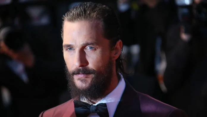 Matthew McConaughey at the red carpet event.