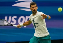 new york  august 24 2023 grand slam champion novak