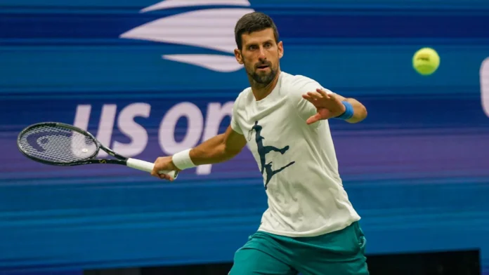 new york  august 24 2023 grand slam champion novak