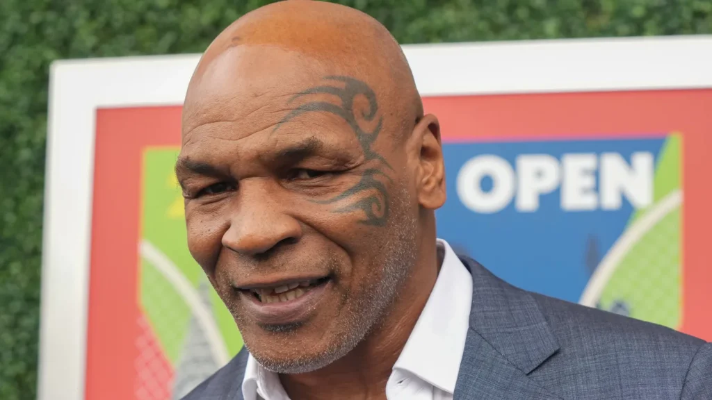 Former boxing champion Mike Tyson attends US Open 2016 opening