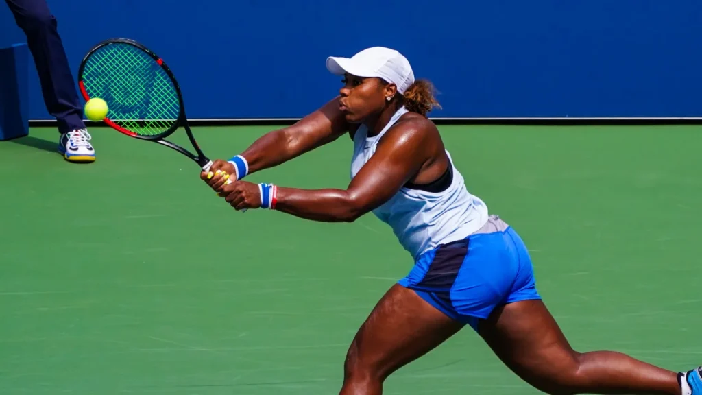 Taylor Townsend in action