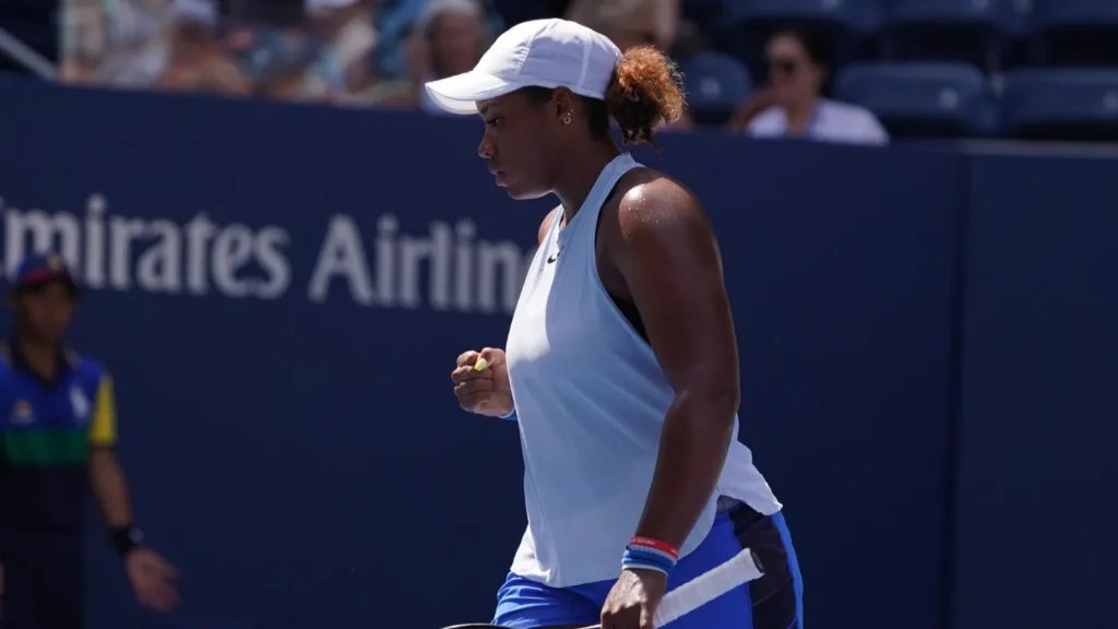 Taylor Townsend in action