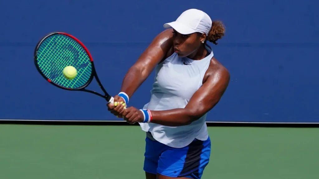Taylor Townsend in action