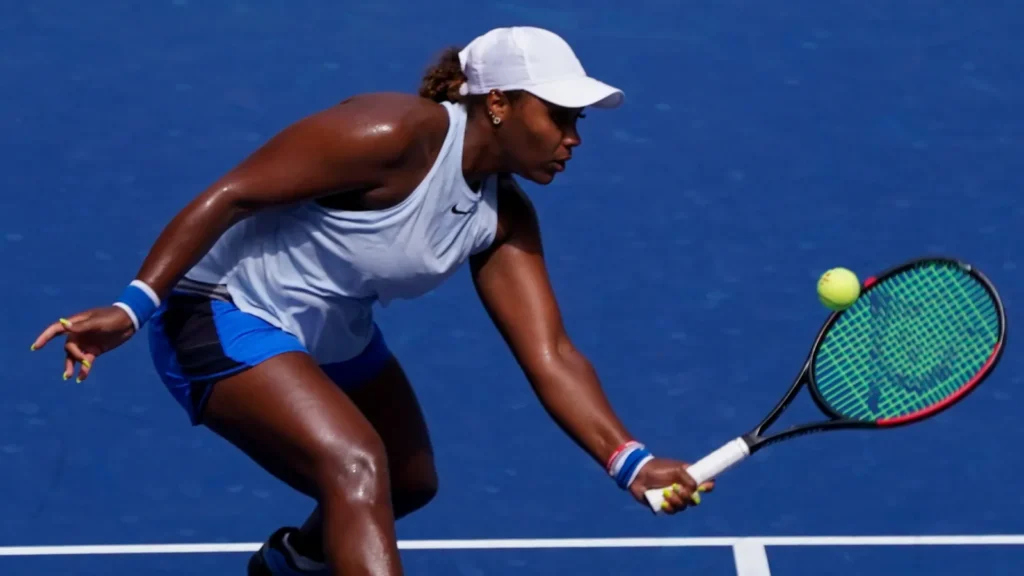 Taylor Townsend in action