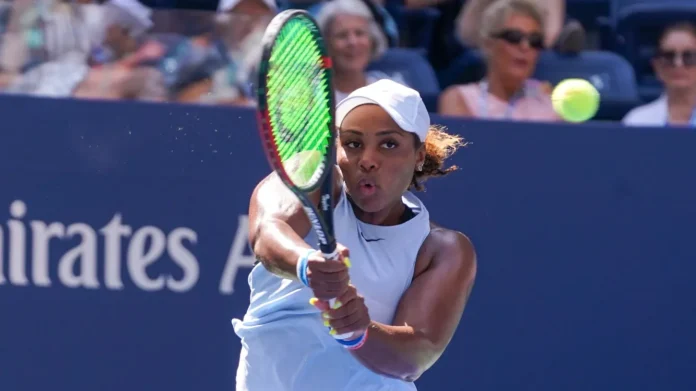 Taylor Townsend in action