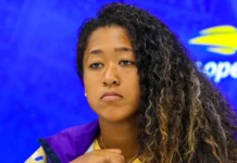 Allen Iverson reacts to Naomi Osaka’s US Open look inspired by his style Naomi Osaka at a press conference.