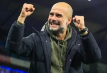 pep guardiola the manchester city manager