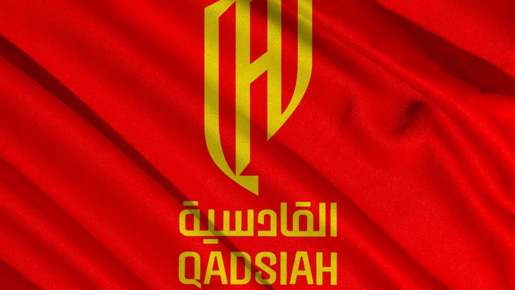 Logo of Al-Qadsiah FC on a fabric