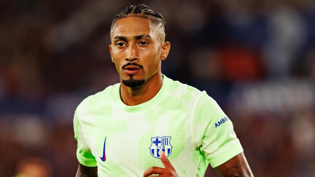 raphinha seen during laliga ea sports game between teams of