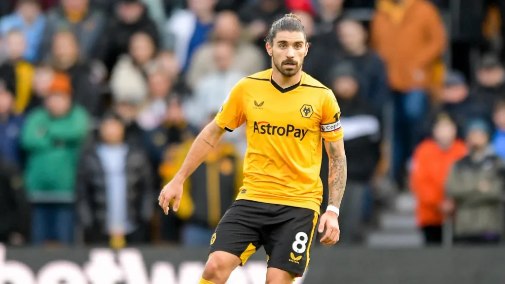 Ruben Neves in action during a football match.