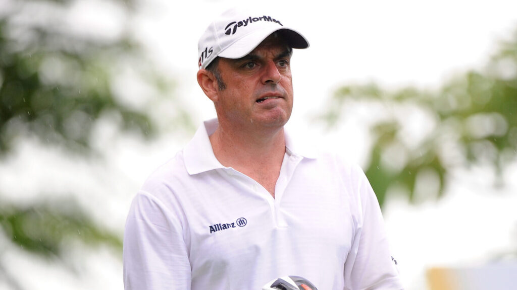 Paul McGinley at the golf tournament.