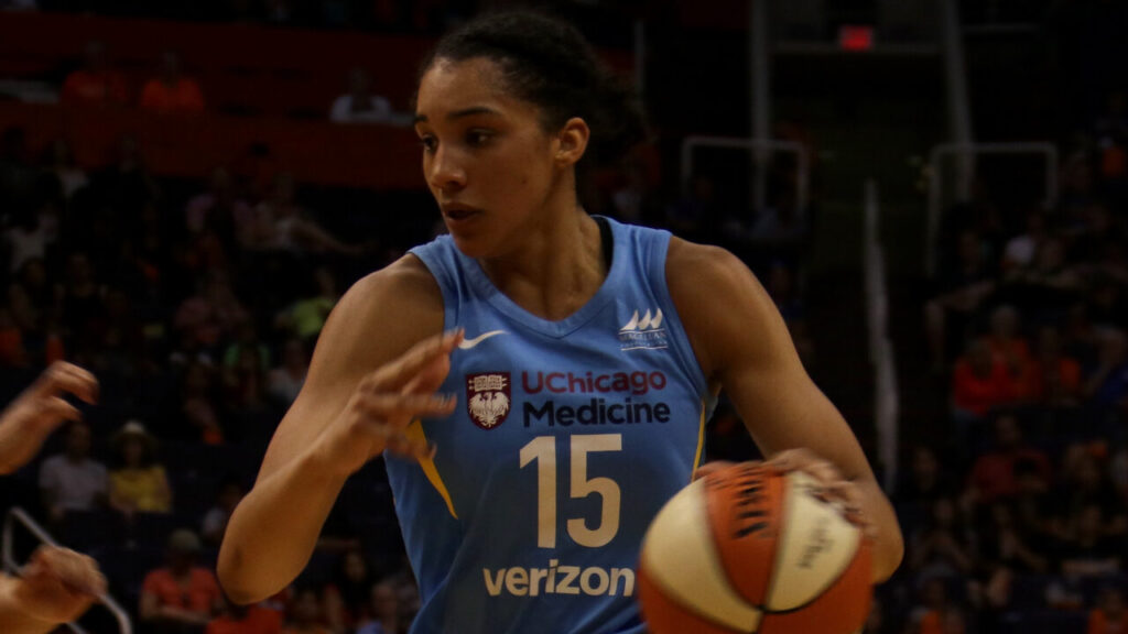 Gabby Williams in action