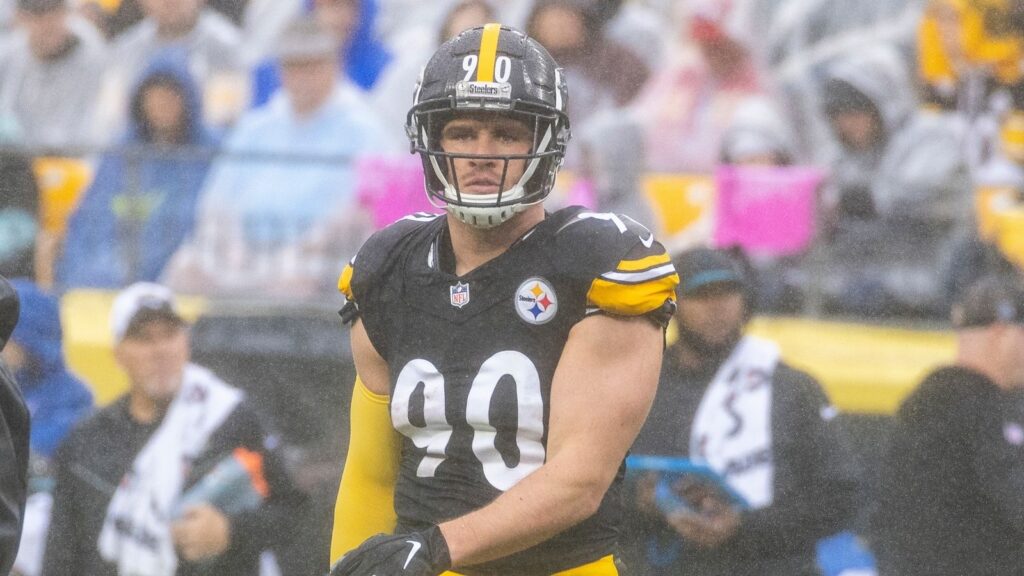 T.J. Watt during a game