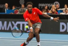 sofia  february 092019 gael monfils fra participate at the