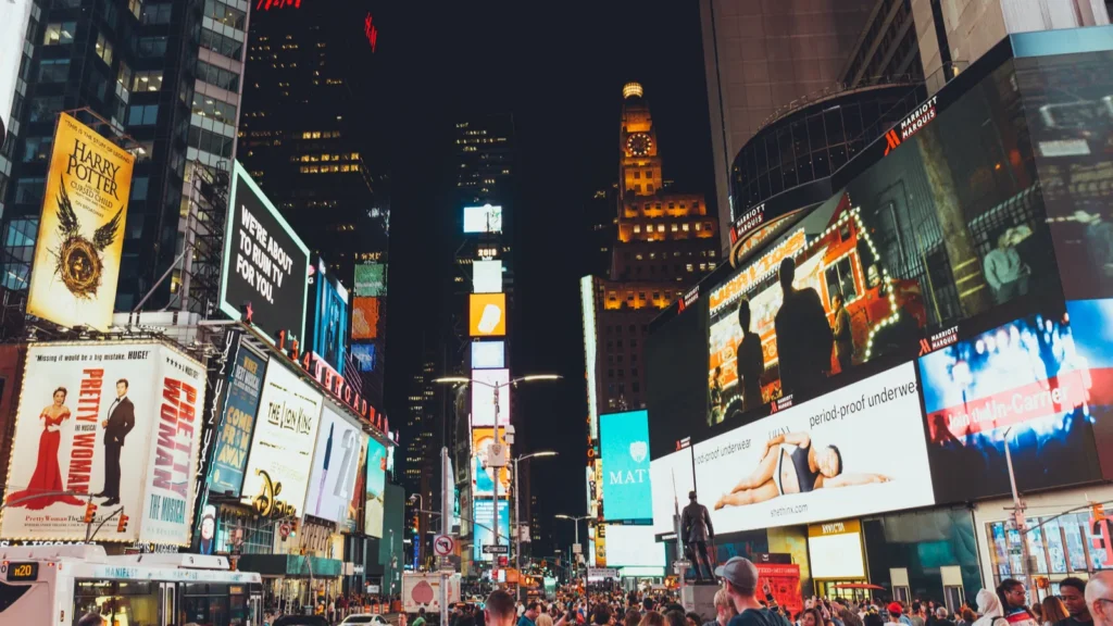 New York Time Square view