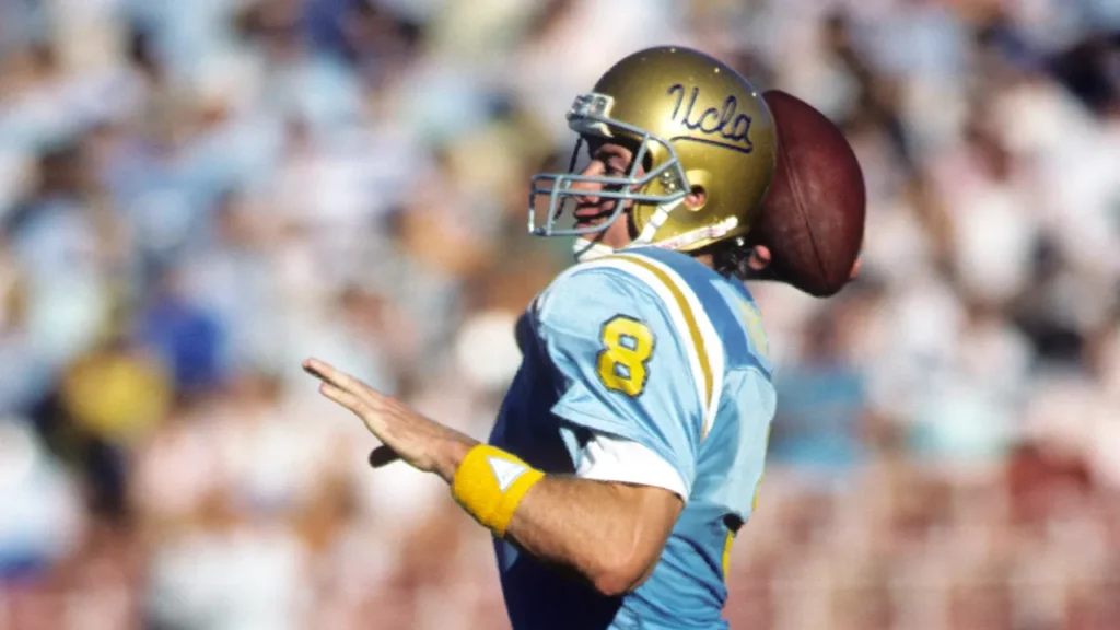 Troy Aikman in action
