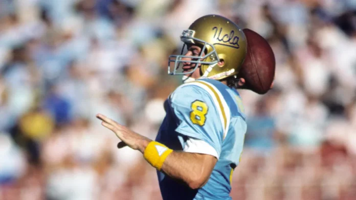 Troy Aikman in action