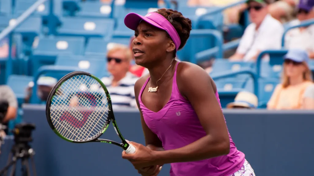 Venus Williams in action