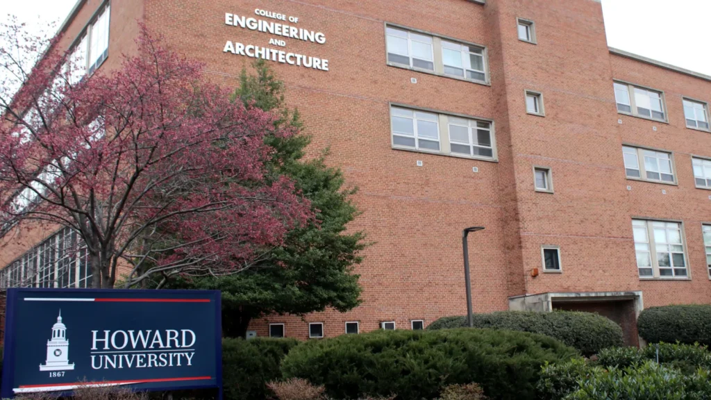 ampus of (HBCU) Howard University located in Washington, DC.