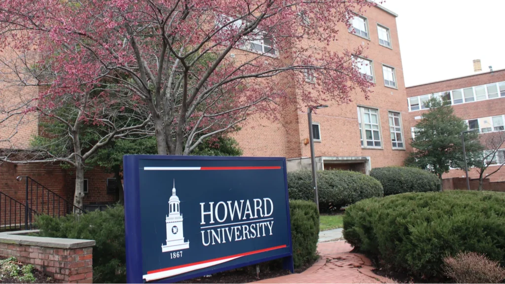 Campus of (HBCU) Howard University located in Washington, DC