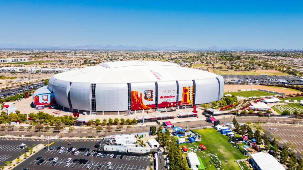 glendale az  april 7 2024 state farm stadium is