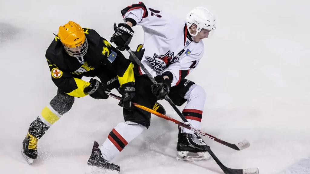 hockey match among youths