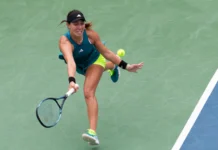 Jessica Pegula in action