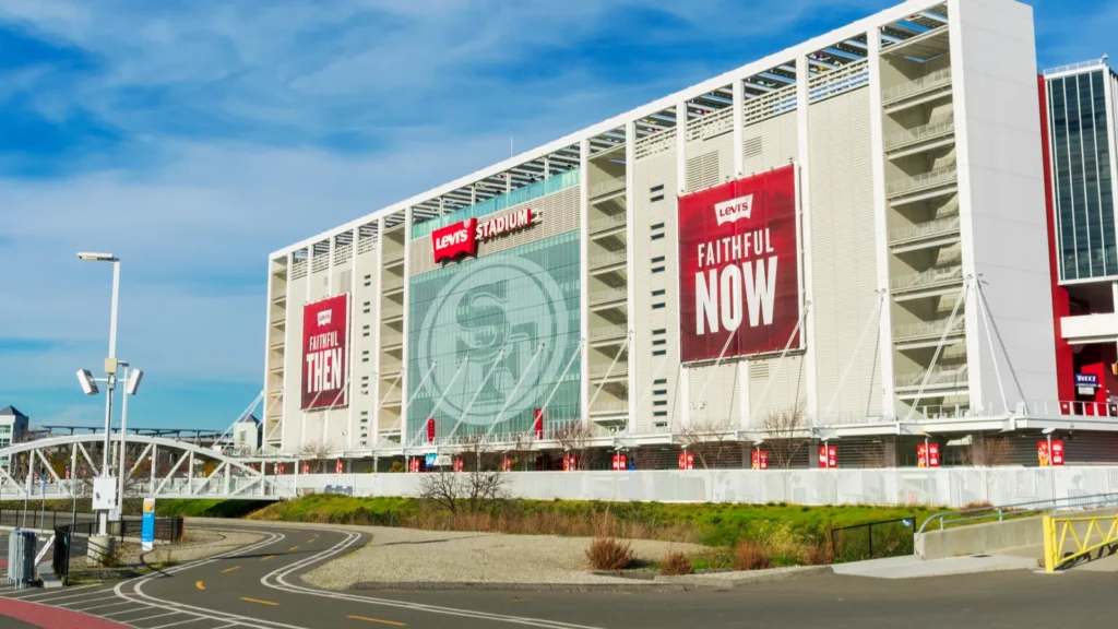 Levi's Stadium, home of the San Francisco 49ers in Santa Clara, California.