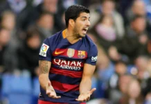 Luis Suarez during a game
